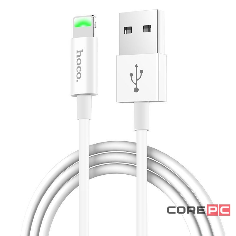 Кабель Hoco (X43) Satellite (USB) на (Lightning) 100 см (белый)