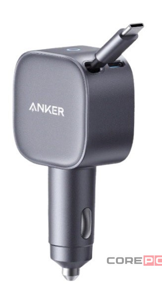 Автомобильное зар. устр. Anker Nano (A2738PA2) 75W с кабелем Type-C черное