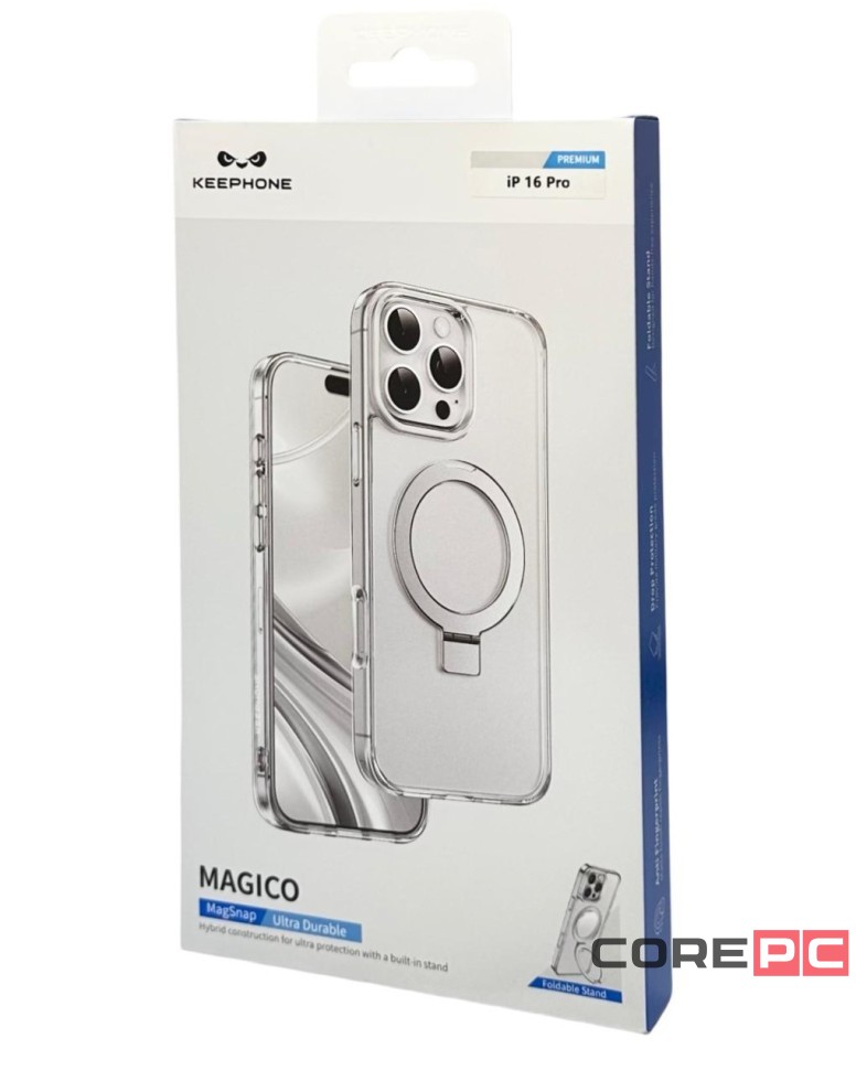 Накладка для i-Phone 16 Pro Keephone Magico MagSnap прозрачный