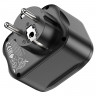 Сетевой фильтр HOCO NS3 1 розетка + 3 USB 16A черный