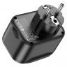 Сетевой фильтр HOCO NS3 1 розетка + 3 USB 16A черный