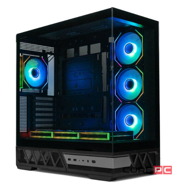 Компьютерный корпус XASTRA Q700 7ARGB-FS-C10-UC Black (Q700-7FS12A-C10-UC)