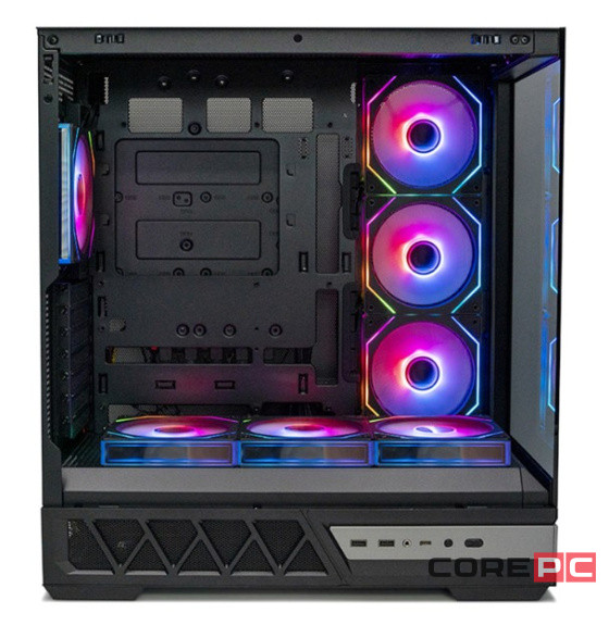 Компьютерный корпус XASTRA Q700 7ARGB-FS-C10-UC Black (Q700-7FS12A-C10-UC)