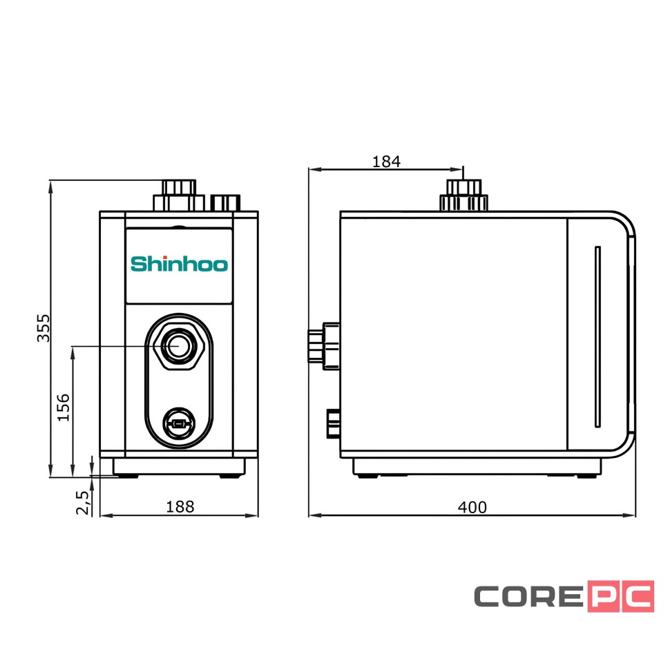 Установка повышения давления Shinhoo AQUAMASTER 3-45