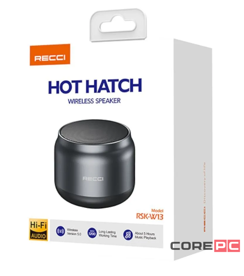 Bluetooth колонка Recci Hot Hatch RSK-W13 черная