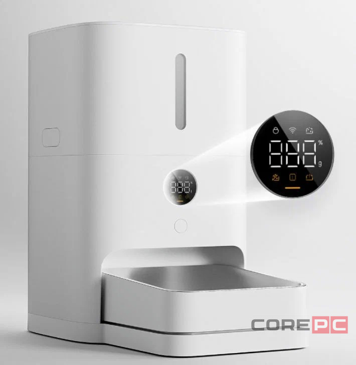 Автокормушка для животных Xiaomi Mijia Smart Pet Feeder 2 (MJWSQ02) 5L белая