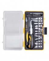 Набор ножей для резьбы по дереву Xiaomi Deli Utility Knife DL-DP1 (16 лезвий) черный