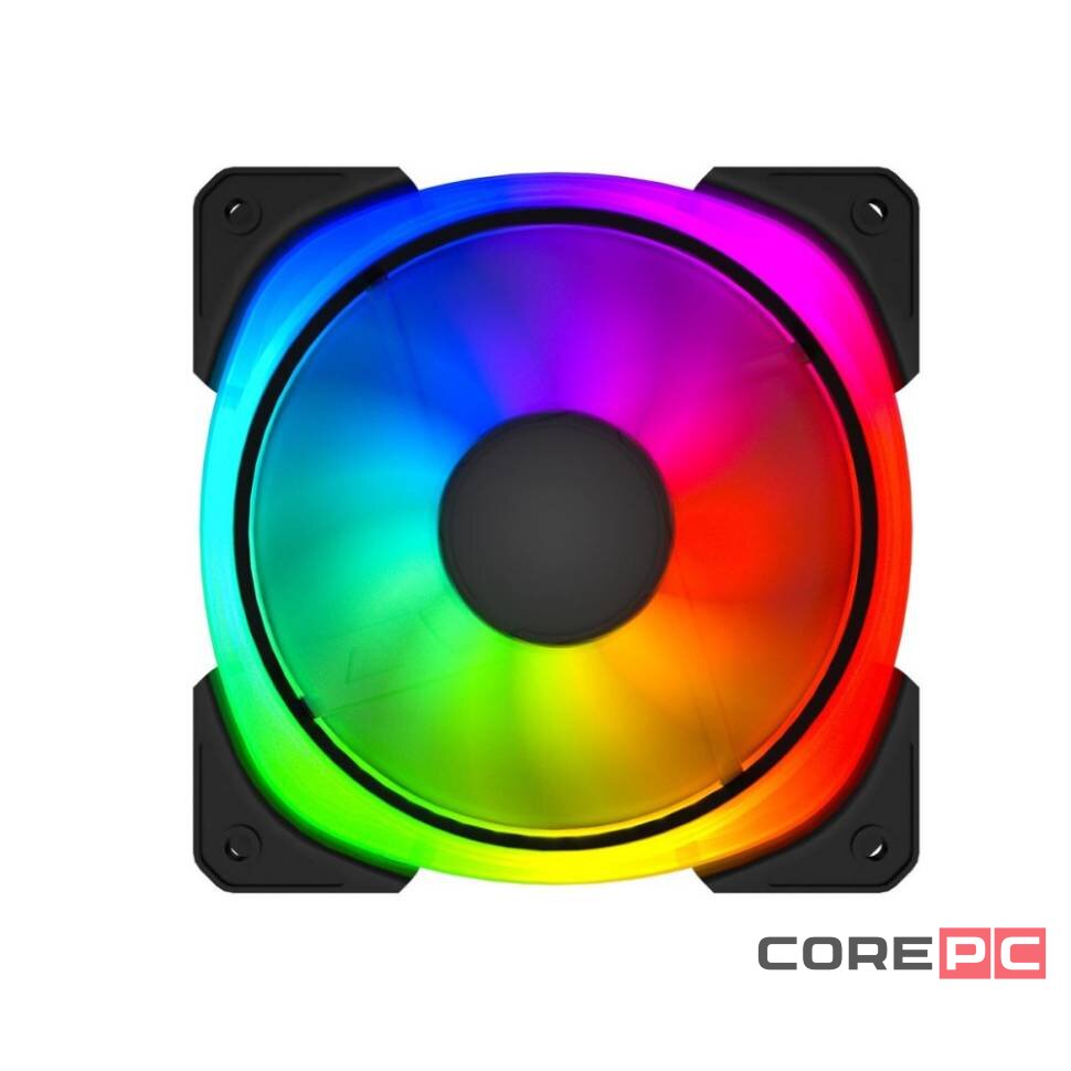 Вентилятор для корпуса Powercase (M2) Black (СM21-12 ARGB) PWM