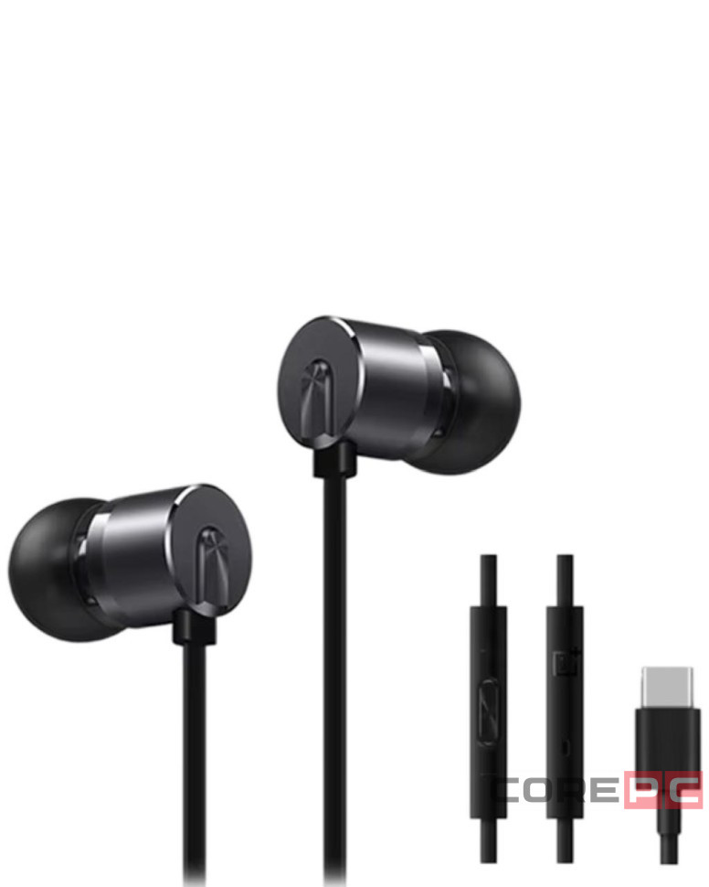 Наушники с микрофоном OnePlus BE02T Bullets Type-C черные