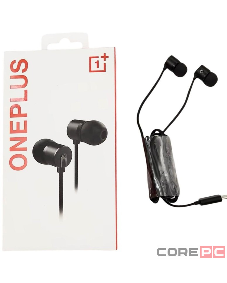 Наушники с микрофоном OnePlus BE02T Bullets Type-C черные