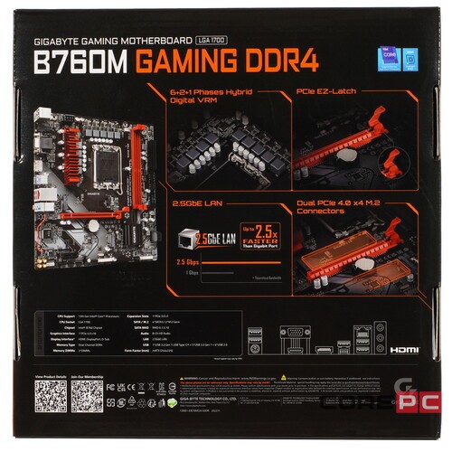 Материнская плата Gigabyte B760M GAMING DDR4