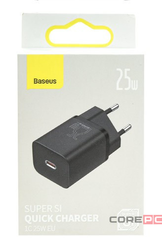 Сетевое зар. устр. Baseus Super Si 1C 3A 25W (CCSP020101) черное