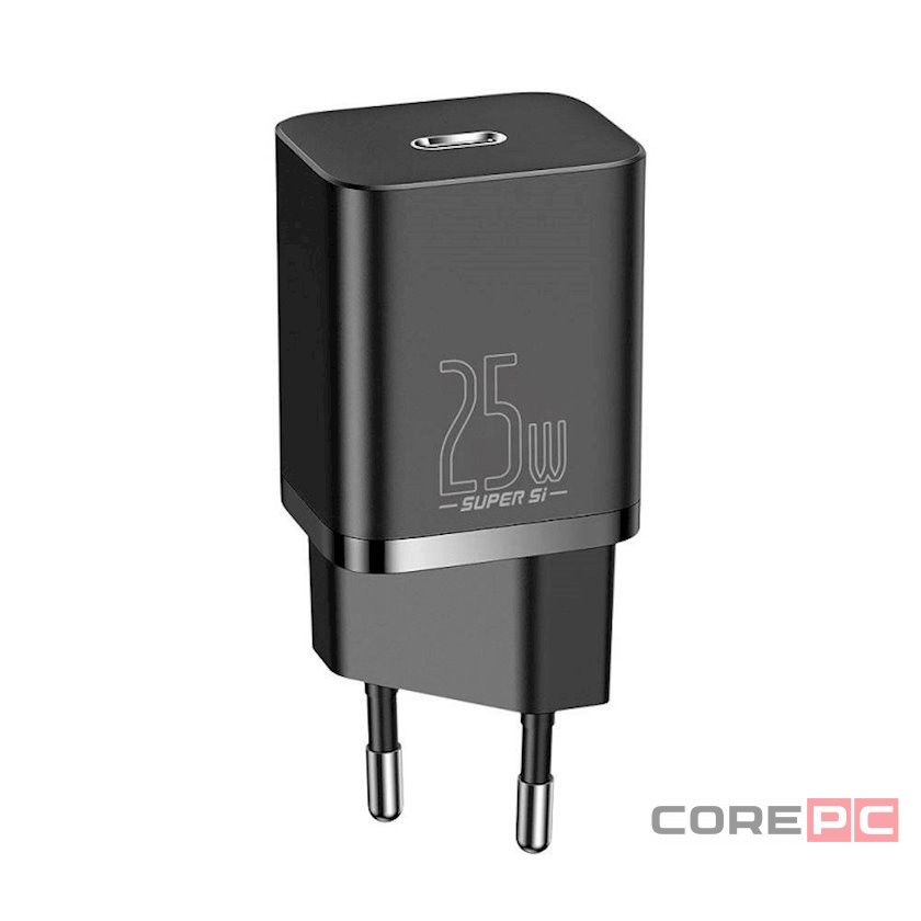 Сетевое зар. устр. Baseus Super Si 1C 3A 25W (CCSP020101) черное