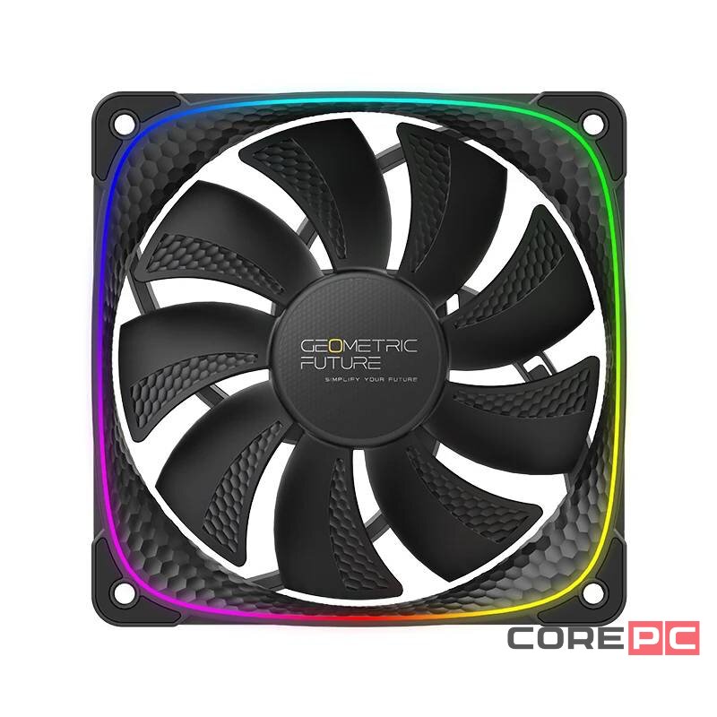 Вентилятор для корпуса Geometric Future Squama 2503RB 5V ARGB Reverse Black (1F2503R112001) (GF_SQM-2503RB-SP)