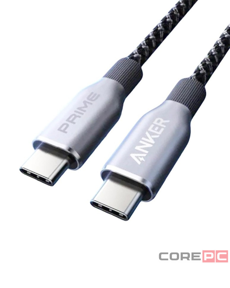 Usb Кабель-зарядка Type-C на Type-C Anker Prime (A88E2611) 240W 0.9м черный