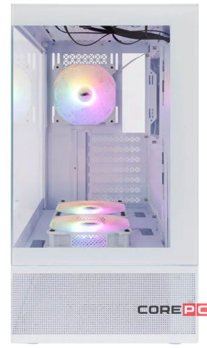 Компьютерный корпус 1STPLAYER MIKU Mi7 RGB White (Mi7-WH-2F1R-W-1F1-W)