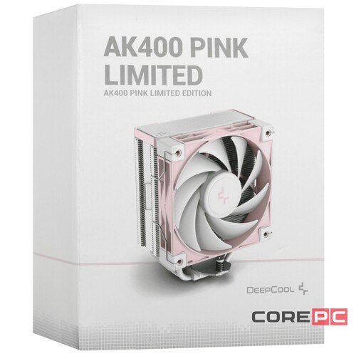 Кулер для процессора Deepcool AK400 PINK LIMITED (R-AK400-WPNPMN-G)