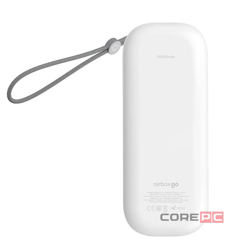 Беспроводное зарядное устройство Momax Airbox Go Power Capsule MA02W белое