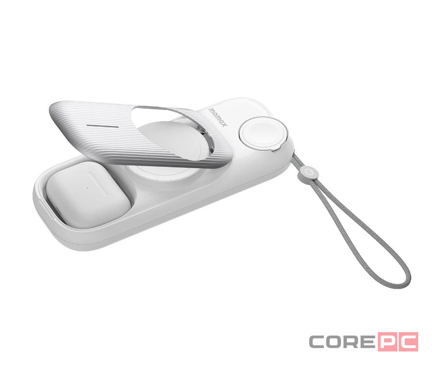 Беспроводное зарядное устройство Momax Airbox Go Power Capsule MA02W белое