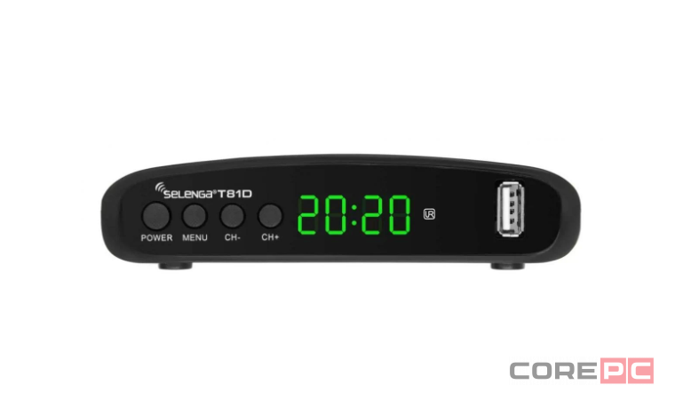 ТВ-приставка для приема цифрового телевидения Selenga T81D