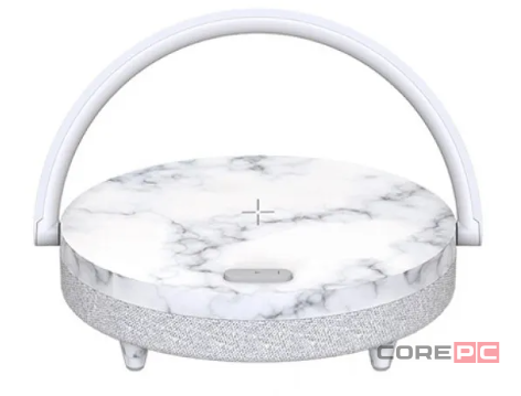 Настольная лампа Xiaomi Ezvalo Wireless Charging Lamp с функцией беспроводной зарядки и колонки Marble (LYYD01) (белый)