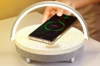 Настольная лампа Xiaomi Ezvalo Wireless Charging Lamp с функцией беспроводной зарядки и колонки Marble (LYYD01) (белый)