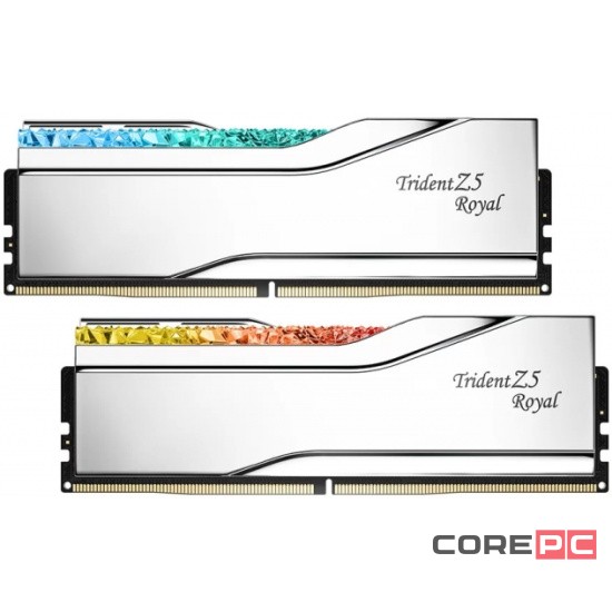Оперативная память 32 Gb 6400 MHz G.Skill TRIDENT Z5 ROYAL RGB White (F5-6400J3039G16GX2-TR5S)
