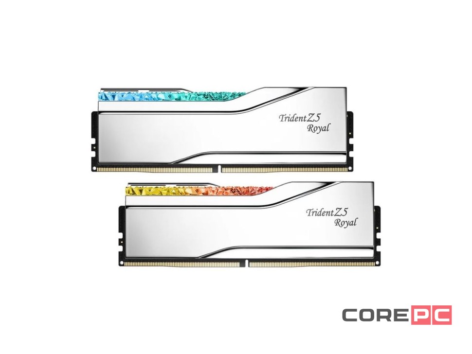 Оперативная память 32 Gb 6400 MHz G.Skill TRIDENT Z5 ROYAL RGB White (F5-6400J3039G16GX2-TR5S)