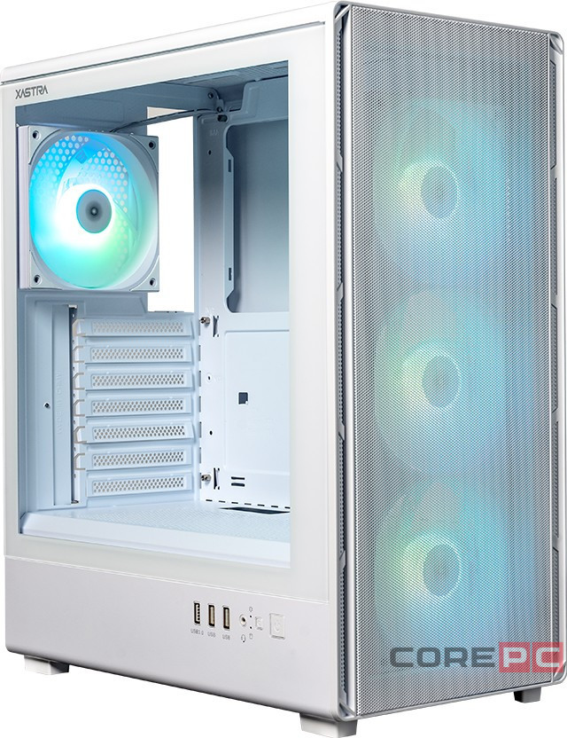 Компьютерный корпус XASTRA A315 4ARGB TG White (A315-1FA36A-1FA12A-WH)