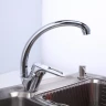 Смеситель для кухни Frap F4104-2, рычажное управление, цвет хром