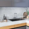 Смеситель для кухни MIXLINE МЛНС-0320/MLSS-0320/MLSS-3220, рычажное управление, цвет сатин