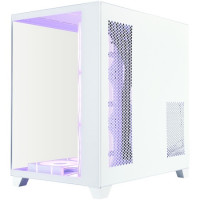 Компьютерный корпус 1STPLAYER MEGAVIEW MV8-TP ARGB White (MV8-TP-WH-6FC7R-W-1FC7-W-HUB2)