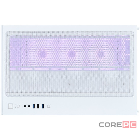 Компьютерный корпус 1STPLAYER MEGAVIEW MV8-TP ARGB White (MV8-TP-WH-6FC7R-W-1FC7-W-HUB2)