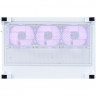 Компьютерный корпус 1STPLAYER MEGAVIEW MV8-TP ARGB White (MV8-TP-WH-6FC7R-W-1FC7-W-HUB2)