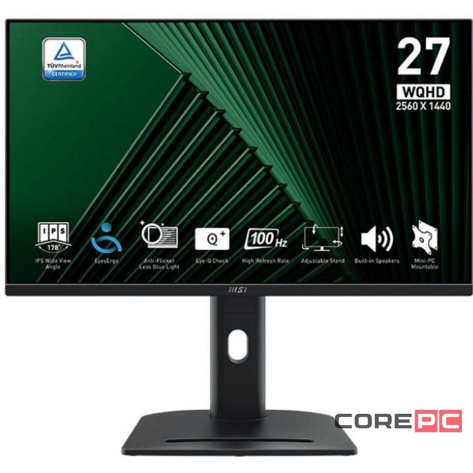 Монитор MSI 27" PRO MP275QPG Black (9S6-3PC39M-069)