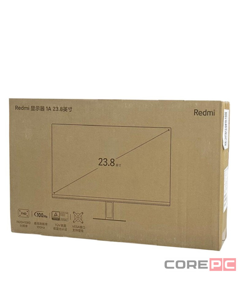 Монитор Xiaomi Redmi Display 1A 23.8'' 100Hz (P24FBB-RA)  черный