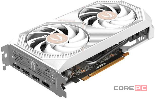 Видеокарта ZOTAC (ZT-B50600Q-10M) GeForce RTX 5060 8GB Twin Edge OC WHITE ED