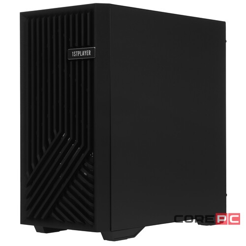 Компьютерный корпус 1STPLAYER FD8 FRGB Black (FD8-BK-4F1)