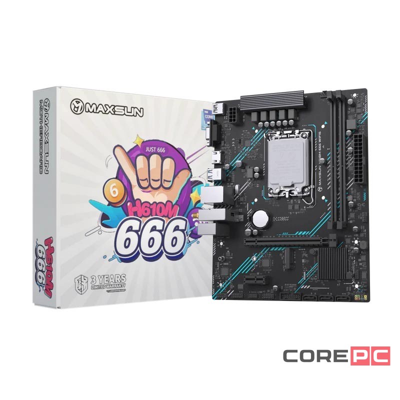 Материнская плата MaxSun H610M 666 WIFI 6940709694732