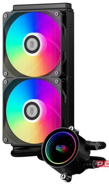 Система жидкостного охлаждения для процессора PCCooler DA240 ARGB BK Black (DA240-BKAWXX-GL)