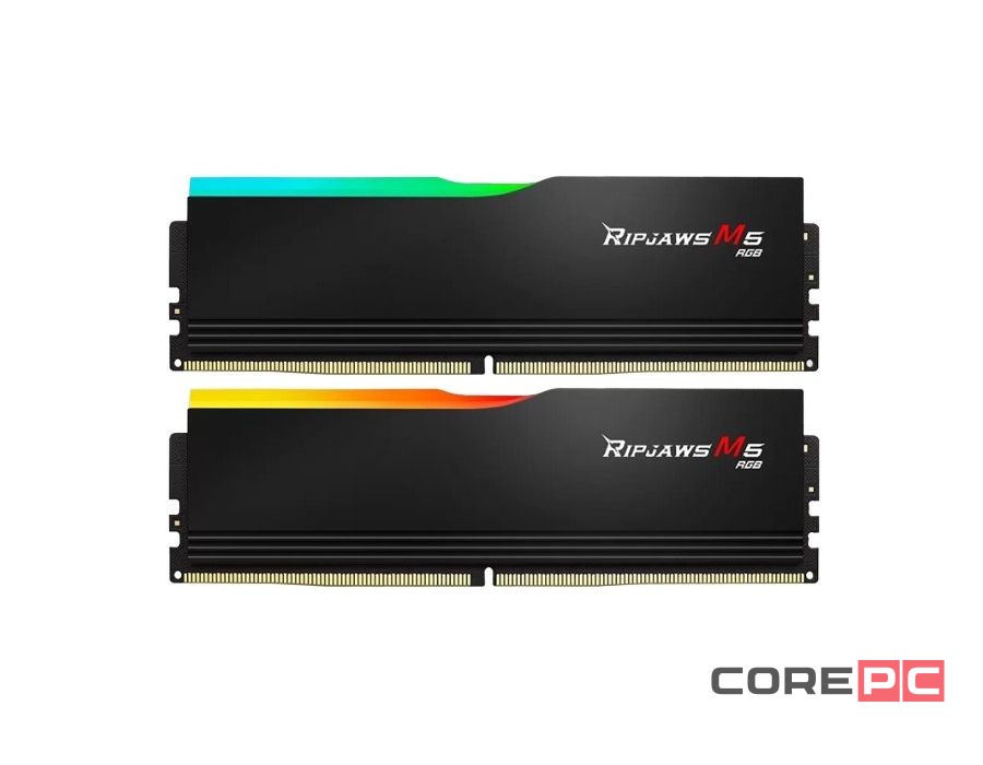 Оперативная память 64 Gb 6000 MHz G.Skill RIPJAWS M5 RGB Black (F5-6000J3040G32GX2-RM5RK)