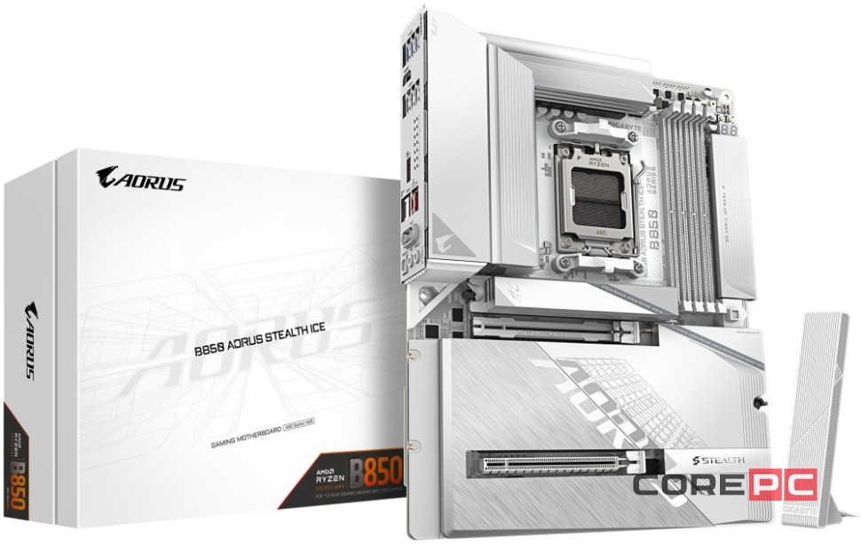 Материнская плата Gigabyte B850 AORUS STEALTH ICE