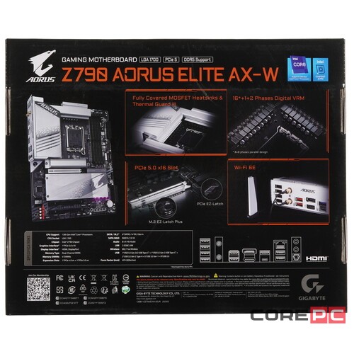 Материнская плата Gigabyte Z790 AORUS ELITE AX-W