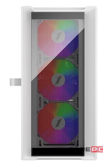 Компьютерный корпус 1STPLAYER TRILOBITE T4-G GLASS ARGB White (T4-G-WH-4FS7-W)