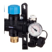 Группа коллекторная HENCO композитная с расходомером (0-3л) и термометром, 1quot; - 6 x 3/4quot;EK