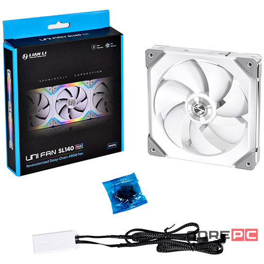 Вентилятор для корпуса Lian Li UNI FAN SL120 ARGB White (G99.12UF1W.R0)