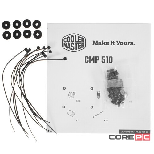 Компьютерный корпус Cooler Master CMP 510 ARGB (CP510-KGNN-S00)