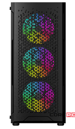 Компьютерный корпус Powercase MISTRAL EVO Air TG Black CMIEE-A4