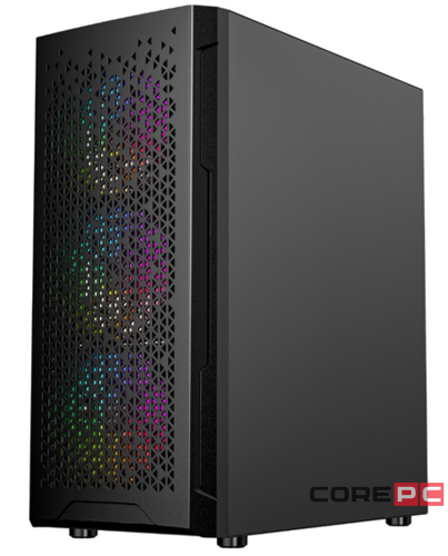 Компьютерный корпус Powercase MISTRAL EVO Air TG Black CMIEE-A4