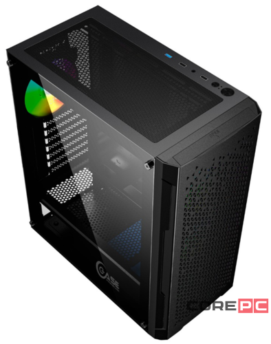 Компьютерный корпус Powercase MISTRAL EVO Air TG Black CMIEE-A4